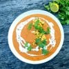 Kumara and black bean soup