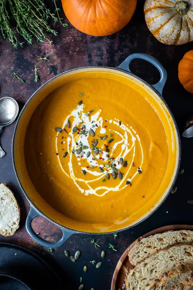 Thai pumpkin soup