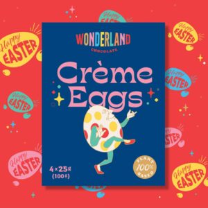 Wonderland Creme Eggs - 4 Pack - 100g