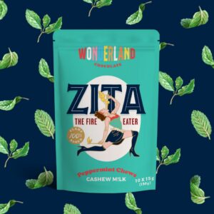 Wonderland Chocolates - Zita the Fire Eater Peppermint Chew 150g
