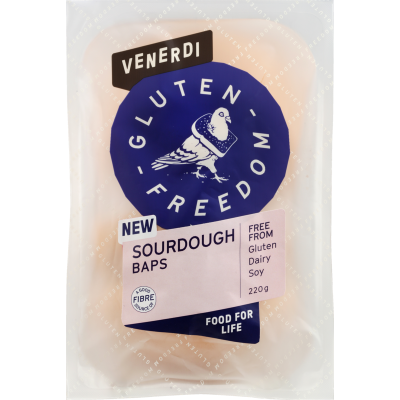 Venerdi - Sourdough Baps - Gluten Free - 4 pack