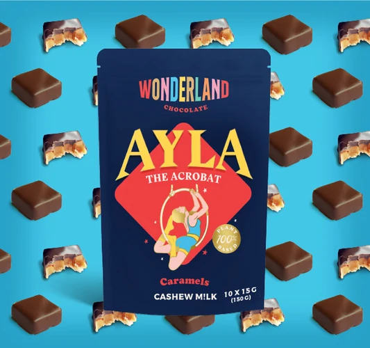 Wonderland Chocolate - Ayla The Acrobat Caramels 150g