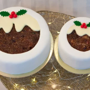 Preorder - Aureate Artisan Foods - GLUTEN FREE Vegan Christmas Pudding Cake - 10cm x 7.5cm - serves 6