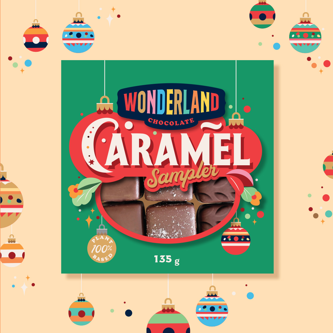 Wonderland Chocolates - Caramel Sampler 135g - Christmas Exclusive AVAILABLE NOW - Image 2