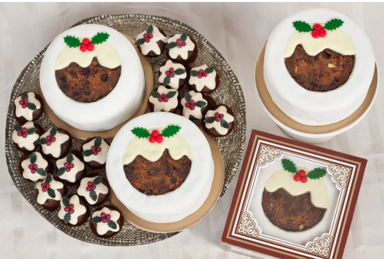 Preorder - Aureate Artisan Foods - GLUTEN FREE Vegan Christmas Pudding Cake - 12.5cm x 7.5cm - serves 10 - Image 2
